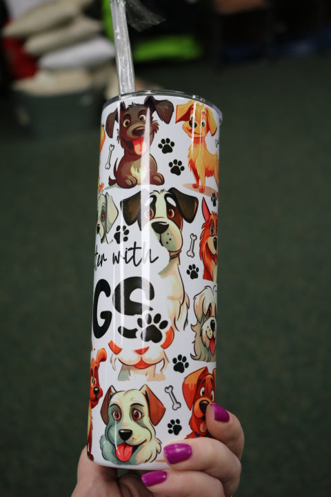 104tum18-Life Is Better With Dogs Tumbler(25)
