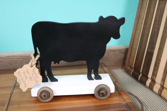 303-255-B&W Cow Pull Toy(9.99)